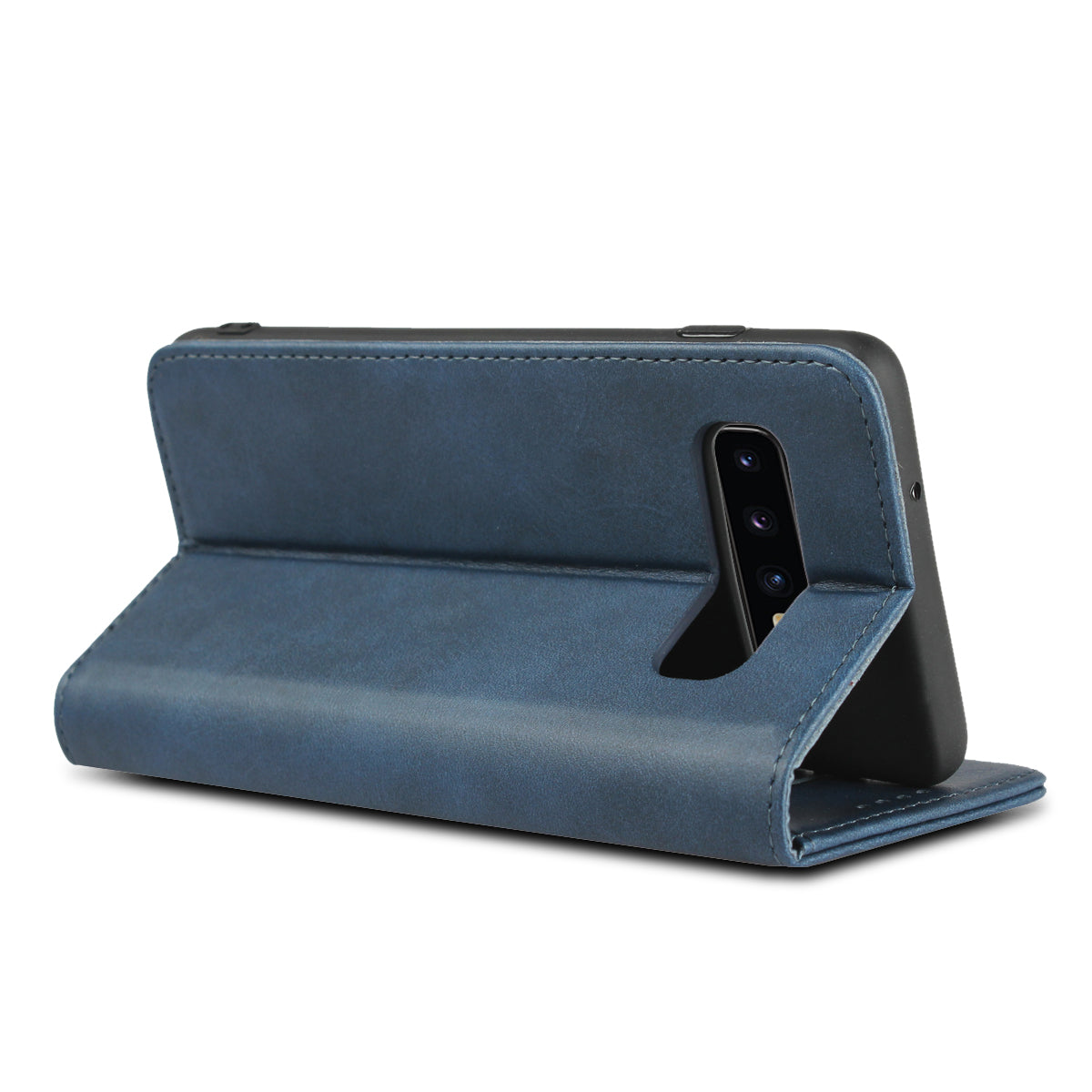 Auto-absorbed Leather Wallet Stand Case for Samsung Galaxy S10
