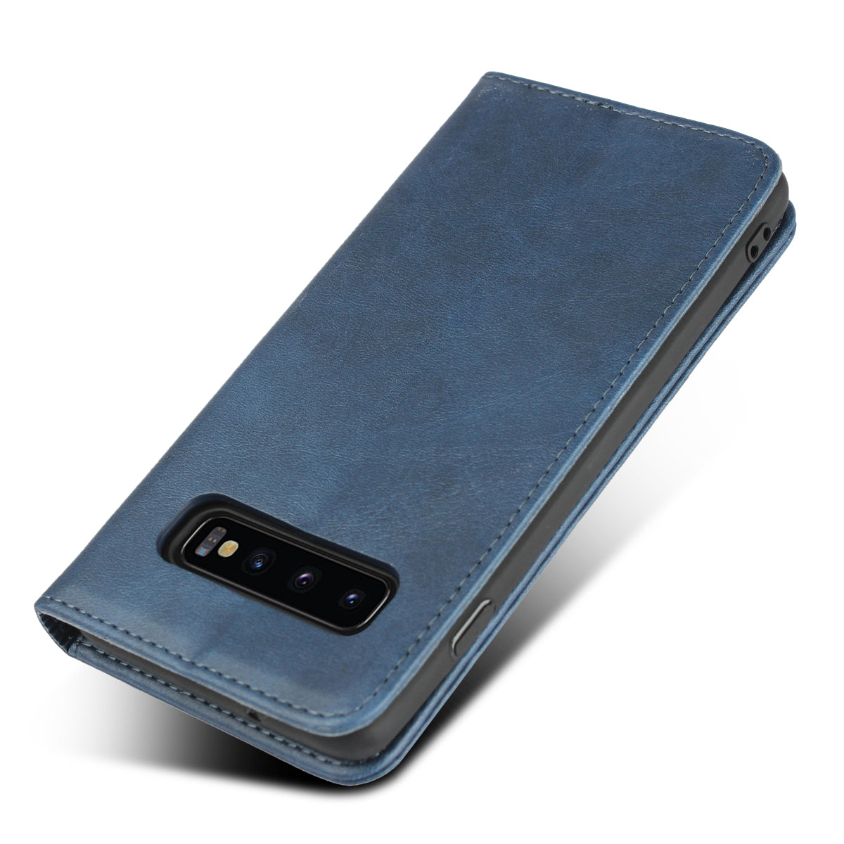 Auto-absorbed Leather Wallet Stand Case for Samsung Galaxy S10