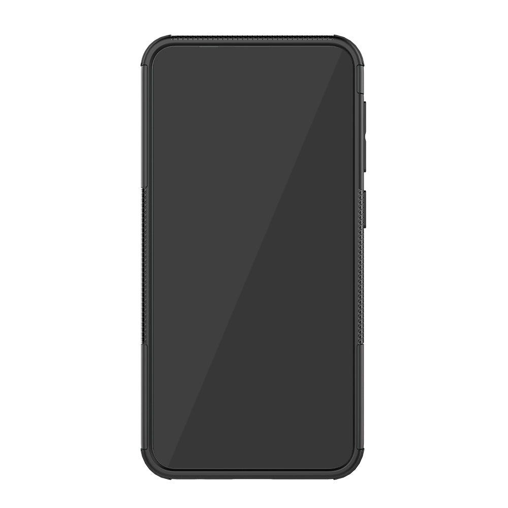 2-in-1 Tyre Pattern PC + TPU Hybrid Mobile Phone Case with Kickstand for Samsung Galaxy M10 / A10