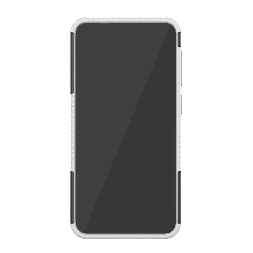 2-in-1 Tyre Pattern PC + TPU Hybrid Mobile Phone Case with Kickstand for Samsung Galaxy M10 / A10