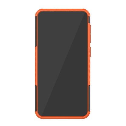 2-in-1 Tyre Pattern PC + TPU Hybrid Mobile Phone Case with Kickstand for Samsung Galaxy M10 / A10