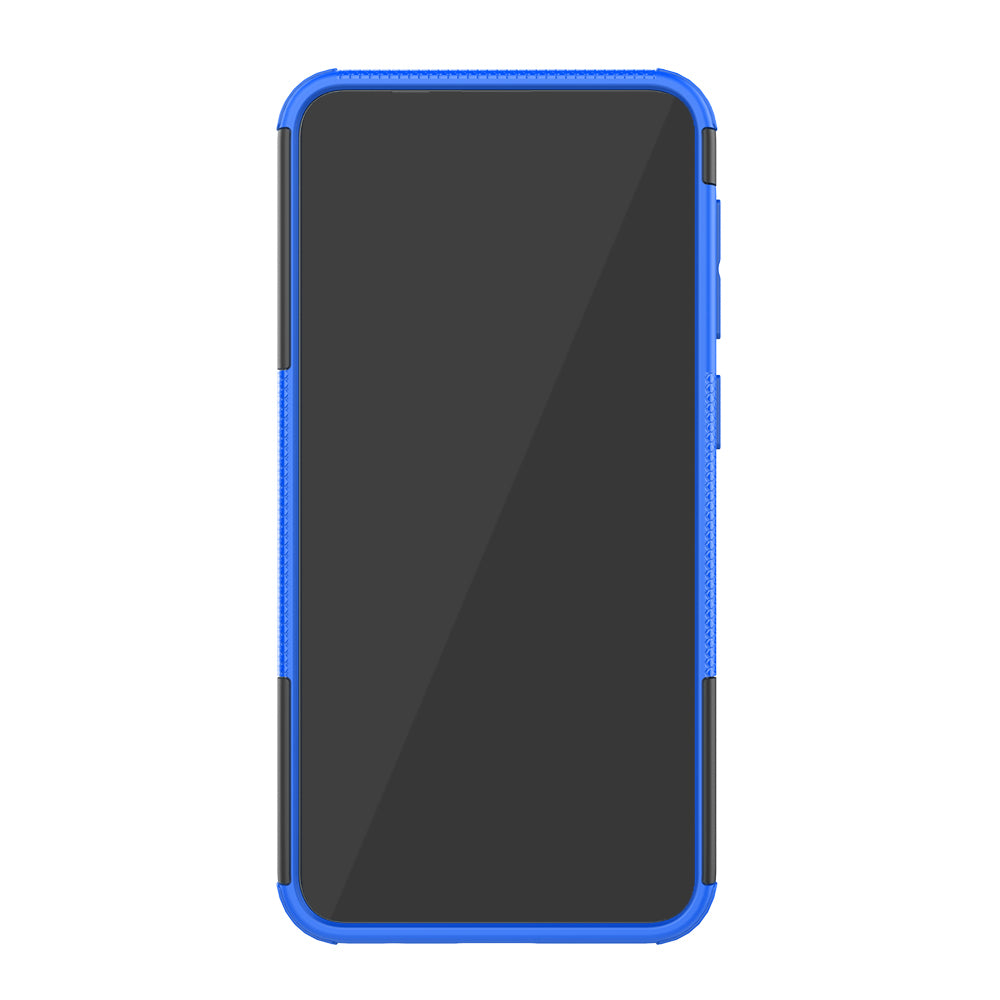 2-in-1 Tyre Pattern PC + TPU Hybrid Mobile Phone Case with Kickstand for Samsung Galaxy M10 / A10