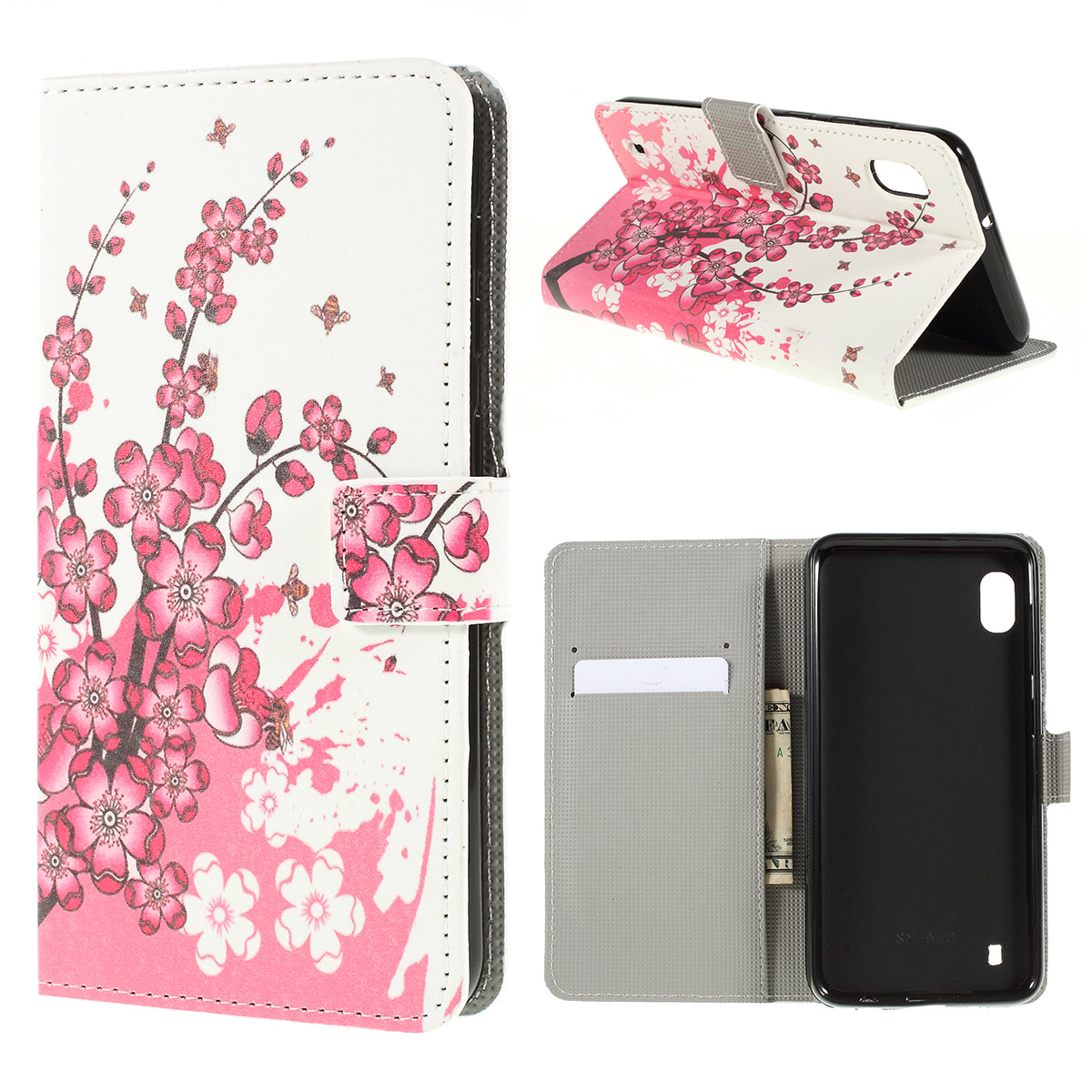 Pattern Printing PU Leather Cell Phone Casing for Samsung Galaxy A10