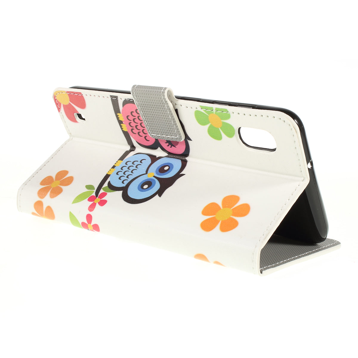 Pattern Printing PU Leather Cell Phone Casing for Samsung Galaxy A10