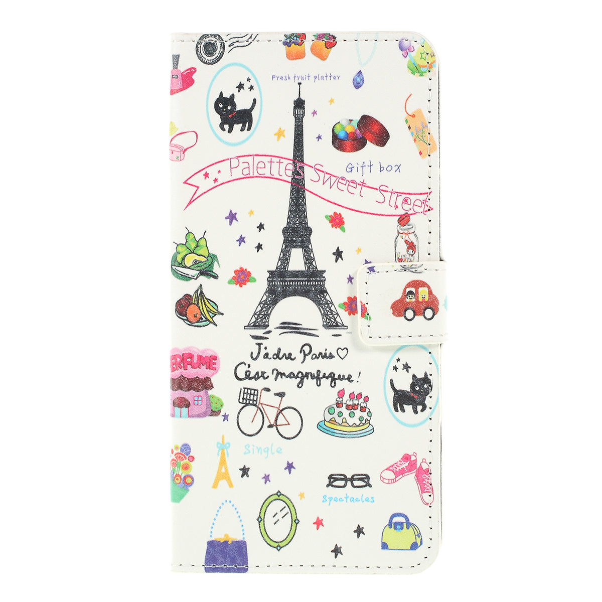 Pattern Printing PU Leather Cell Phone Casing for Samsung Galaxy A10