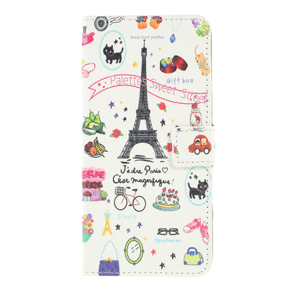 Pattern Printing PU Leather Cell Phone Casing for Samsung Galaxy A10