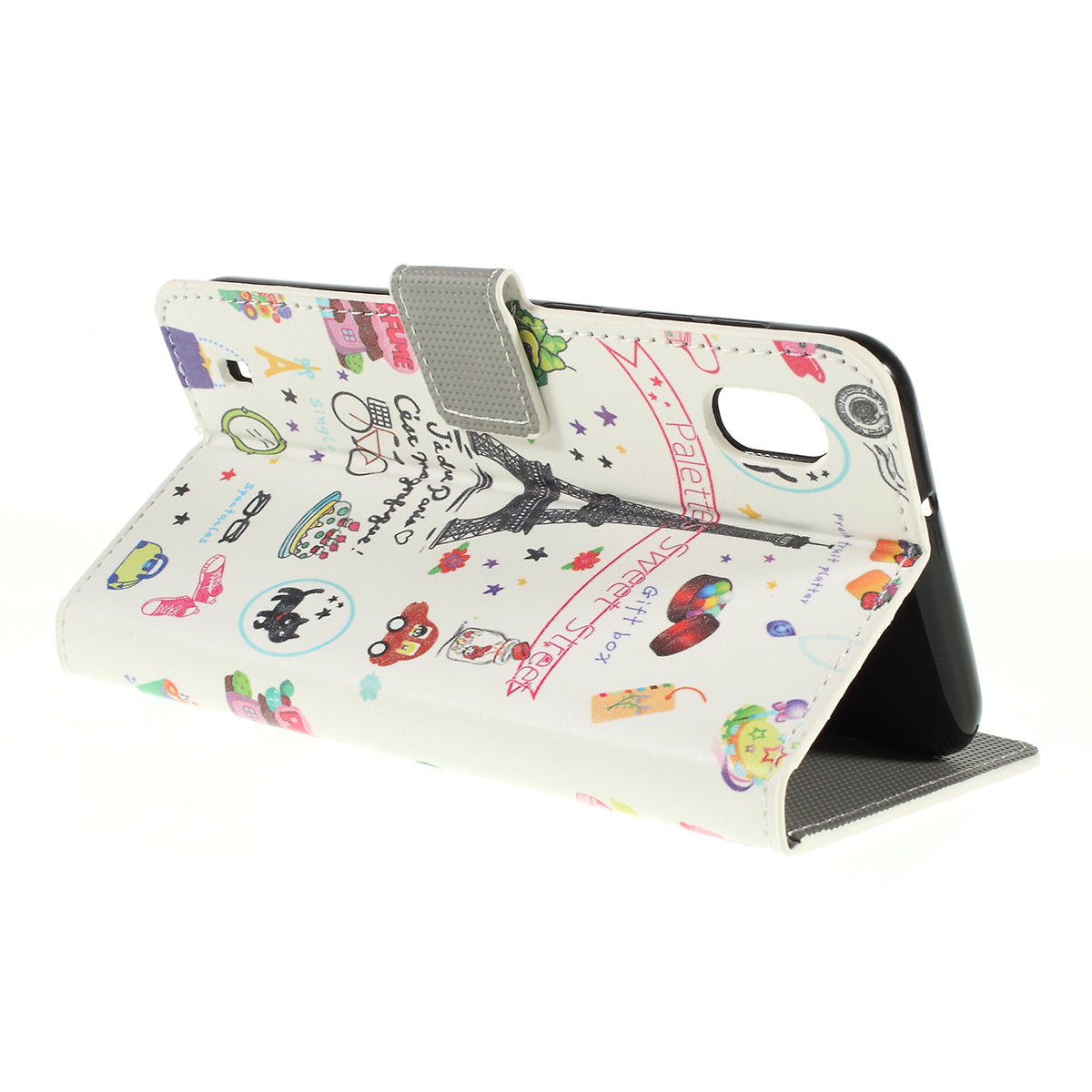 Pattern Printing PU Leather Cell Phone Casing for Samsung Galaxy A10