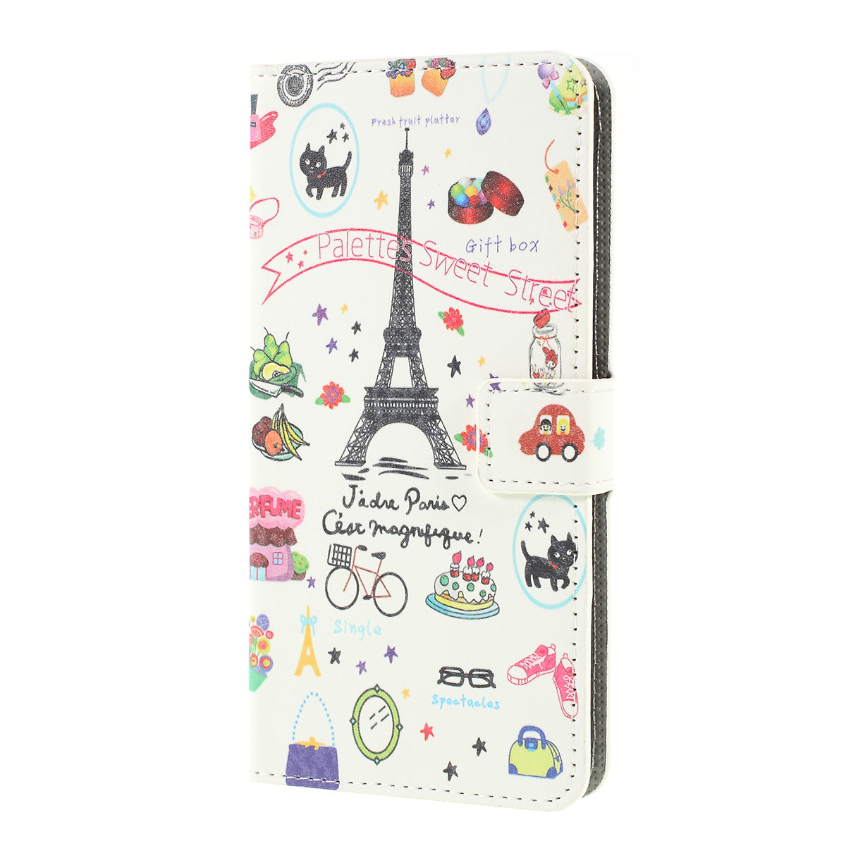 Pattern Printing PU Leather Cell Phone Casing for Samsung Galaxy A10