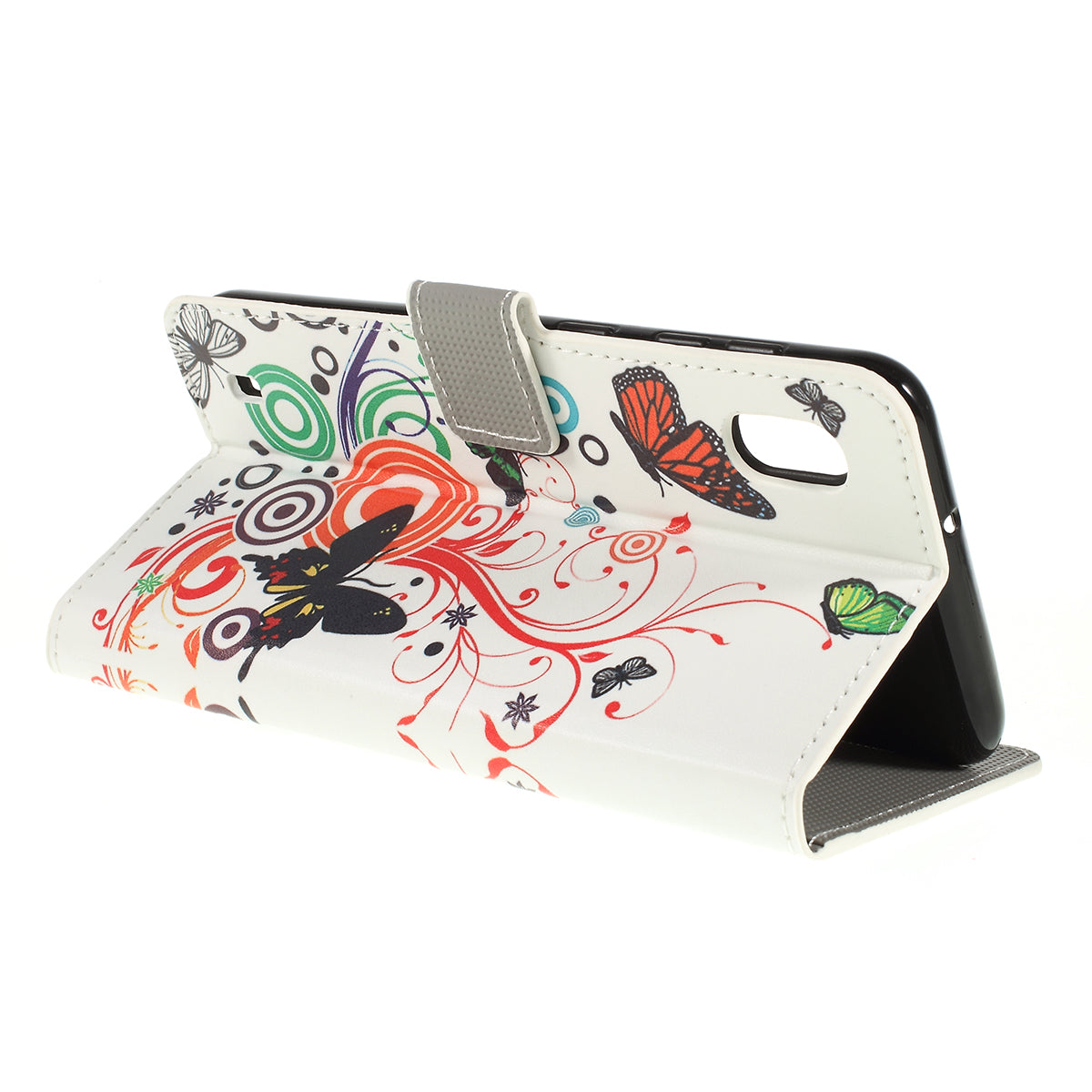 Pattern Printing PU Leather Cell Phone Casing for Samsung Galaxy A10