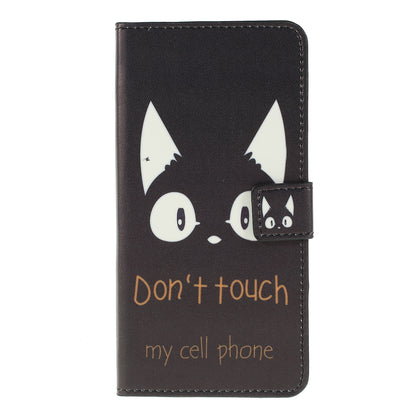 Pattern Printing PU Leather Cell Phone Casing for Samsung Galaxy A10