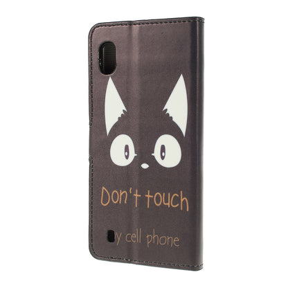 Pattern Printing PU Leather Cell Phone Casing for Samsung Galaxy A10