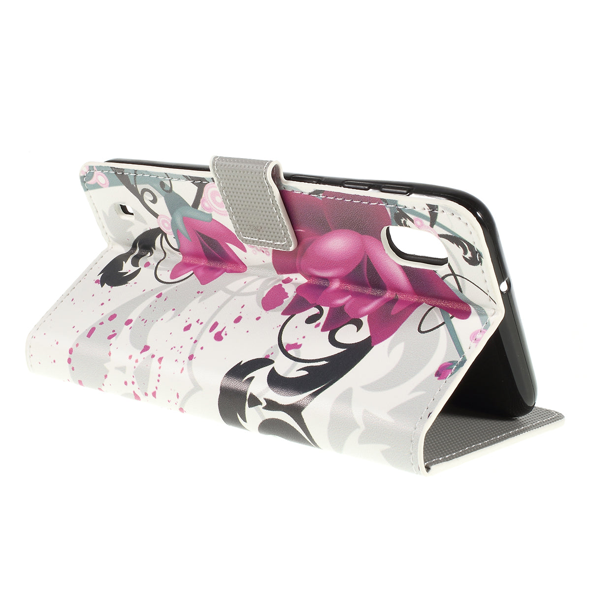 Pattern Printing PU Leather Cell Phone Casing for Samsung Galaxy A10