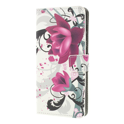 Pattern Printing PU Leather Cell Phone Casing for Samsung Galaxy A10