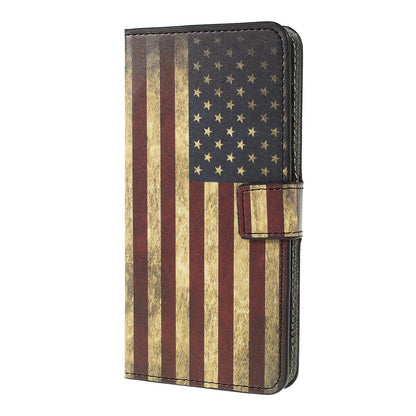 Pattern Printing PU Leather Cell Phone Casing for Samsung Galaxy A10