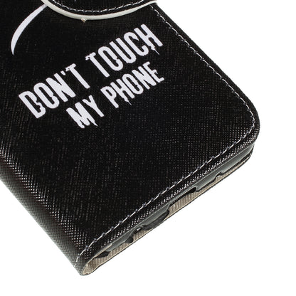 Cross Texture Pattern Printing PU Leather Magnetic Phone Cover for Samsung Galaxy A10