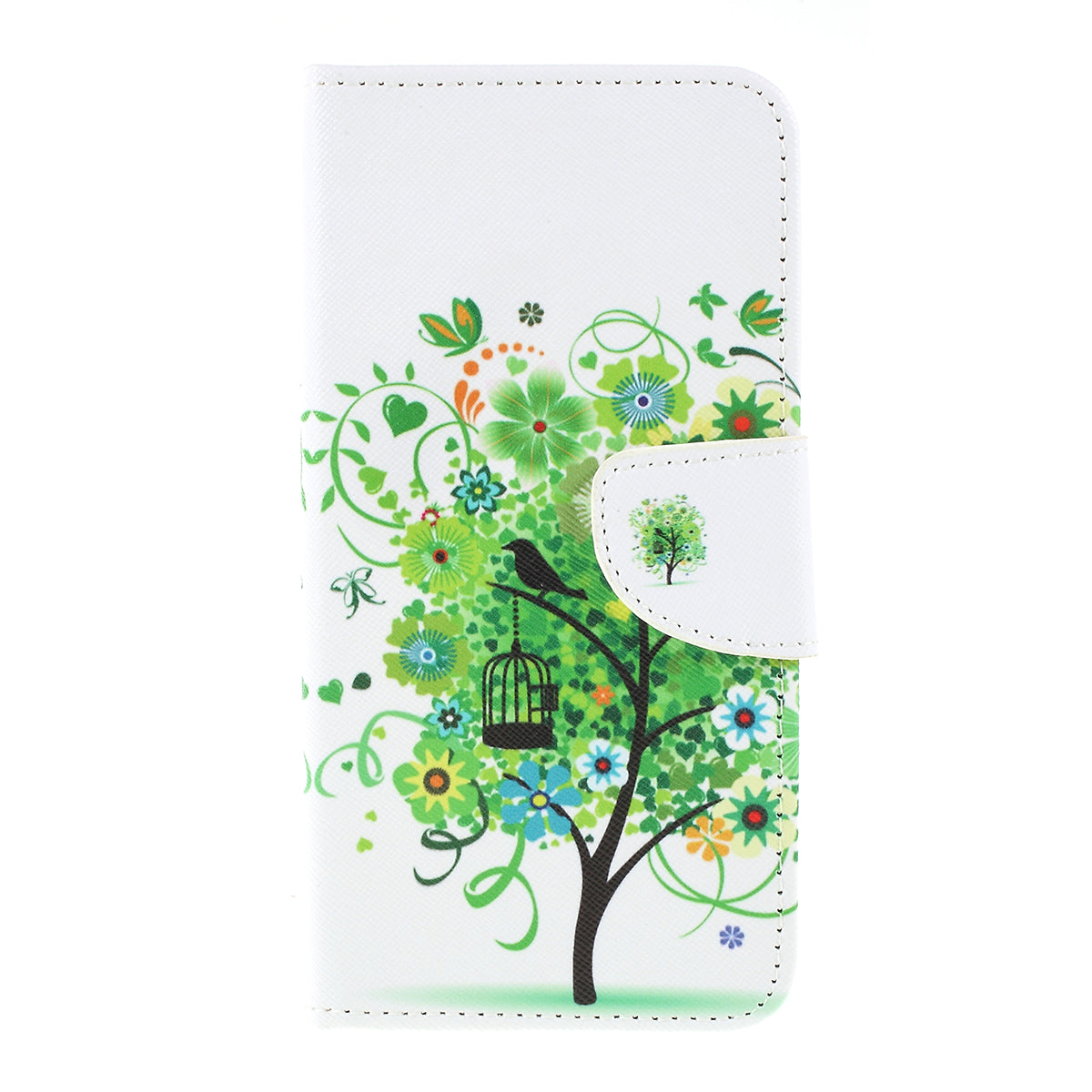 Cross Texture Pattern Printing PU Leather Magnetic Phone Cover for Samsung Galaxy A10