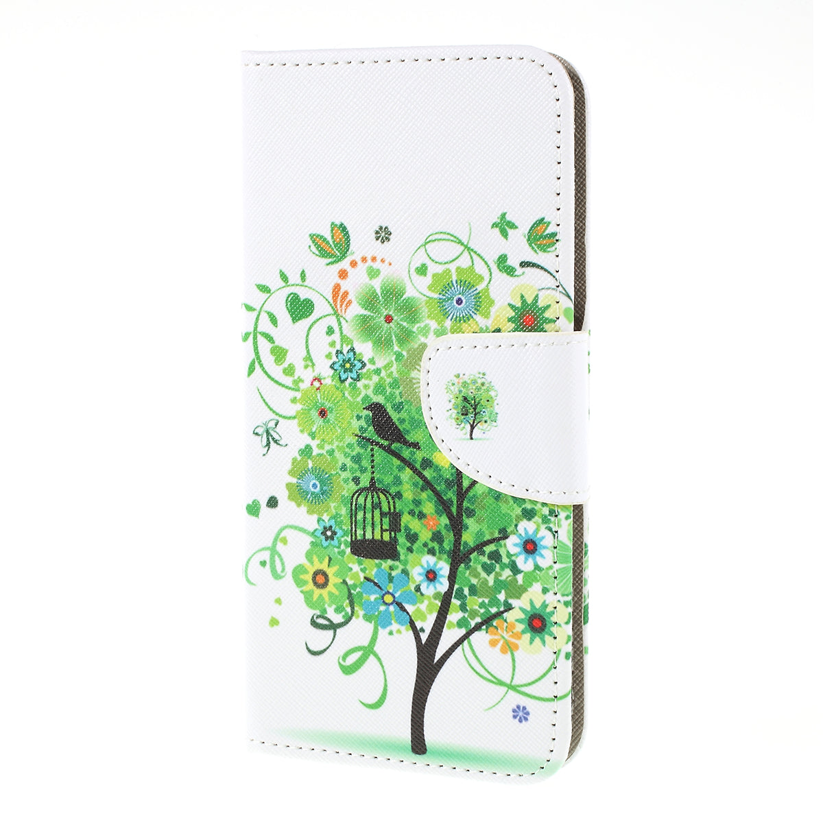 Cross Texture Pattern Printing PU Leather Magnetic Phone Cover for Samsung Galaxy A10