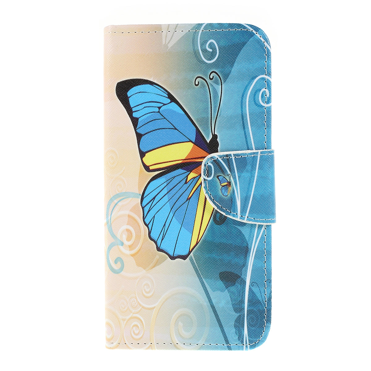 Cross Texture Pattern Printing PU Leather Magnetic Phone Cover for Samsung Galaxy A10