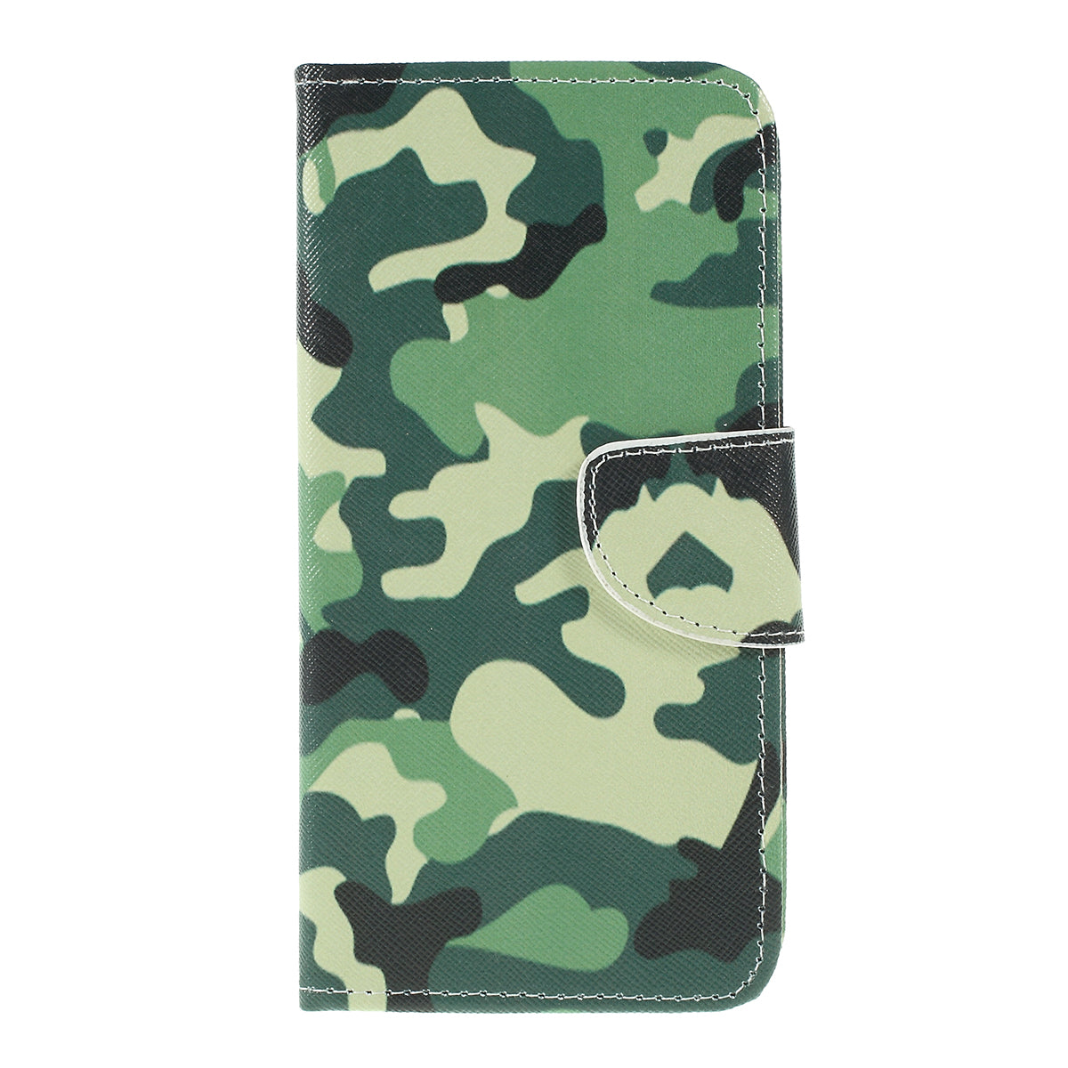 Cross Texture Pattern Printing PU Leather Magnetic Phone Cover for Samsung Galaxy A10