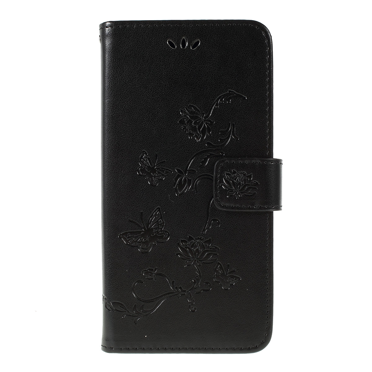 Imprint Butterfly Flower PU Leather Flip Stand Phone Case for Samsung Galaxy A10