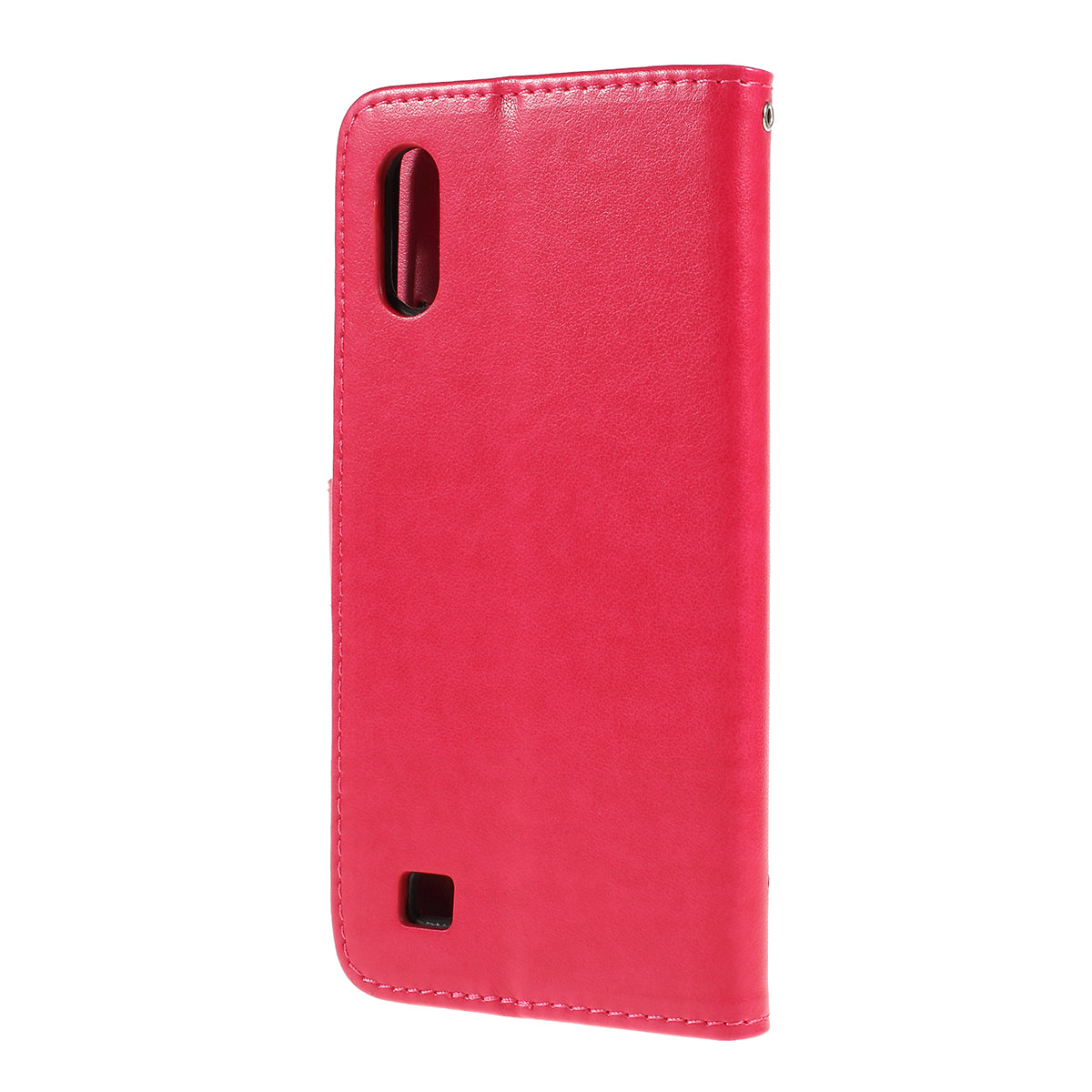 Imprint Butterfly Flower PU Leather Flip Stand Phone Case for Samsung Galaxy A10