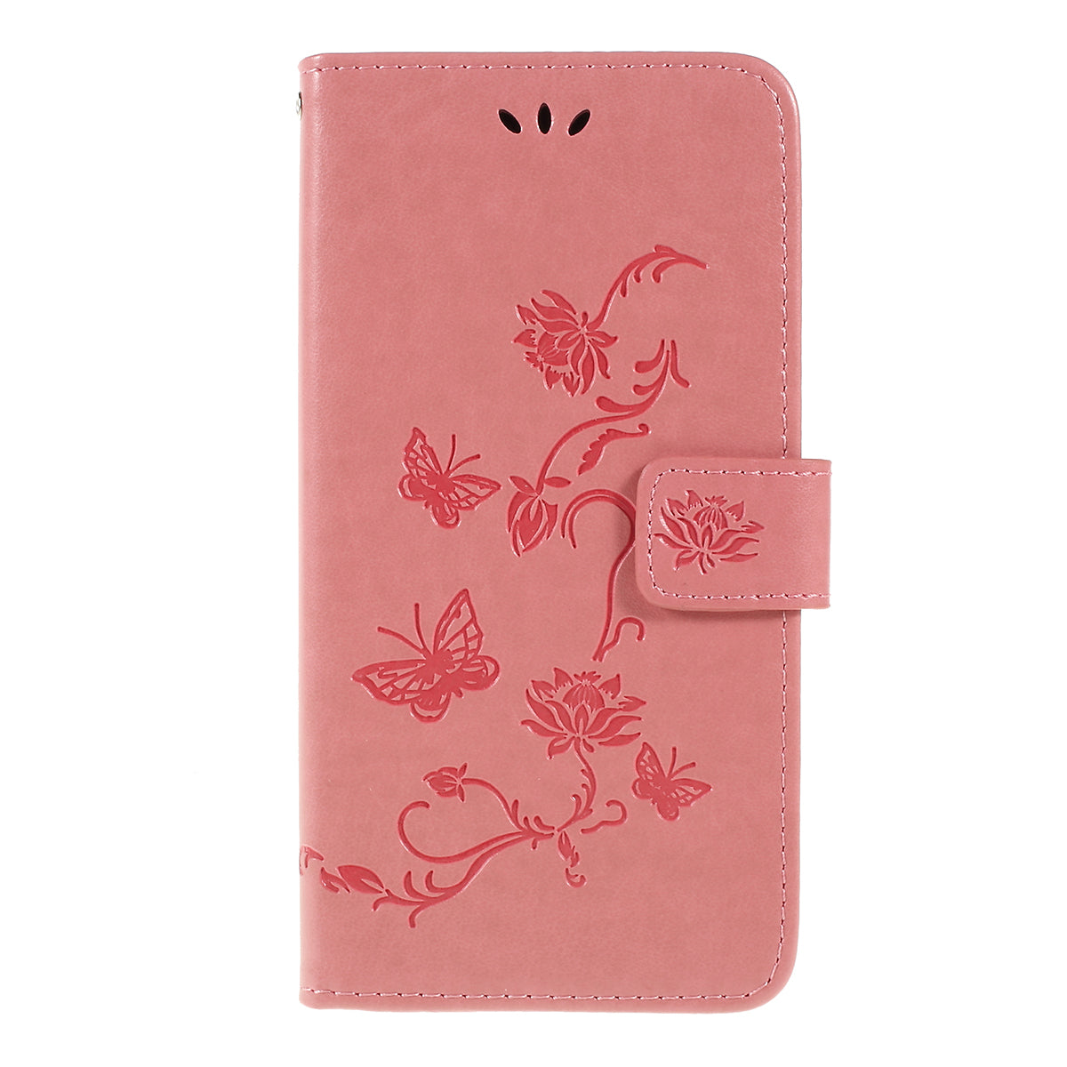 Imprint Butterfly Flower PU Leather Flip Stand Phone Case for Samsung Galaxy A10