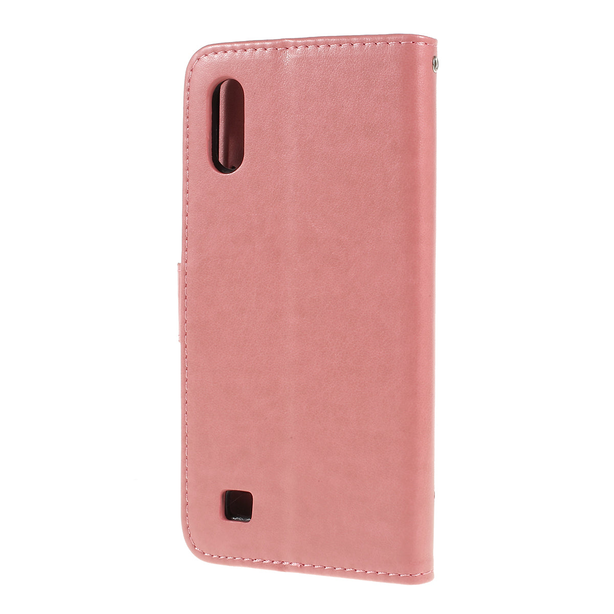 Imprint Butterfly Flower PU Leather Flip Stand Phone Case for Samsung Galaxy A10