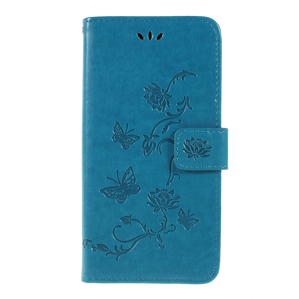 Imprint Butterfly Flower PU Leather Flip Stand Phone Case for Samsung Galaxy A10