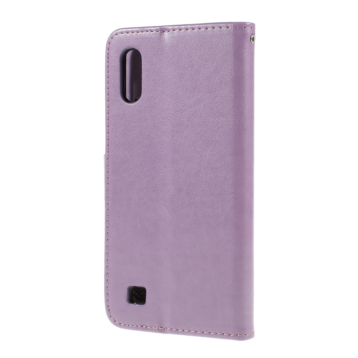 Imprint Butterfly Flower PU Leather Flip Stand Phone Case for Samsung Galaxy A10