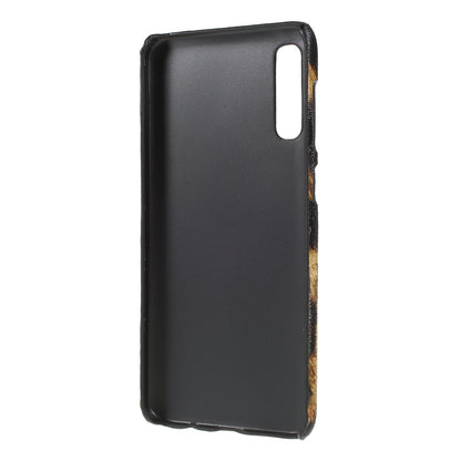 PU Leather Coated PC Phone Shell for Samsung Galaxy A50/A50s/A30s