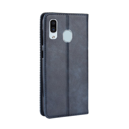 Auto-absorbed Vintage Leather Wallet Case Cover for Samsung Galaxy A40