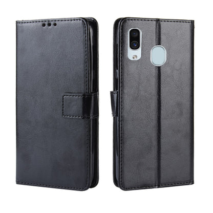 Crazy Horse Wallet Leather Protection Case for Samsung Galaxy A40