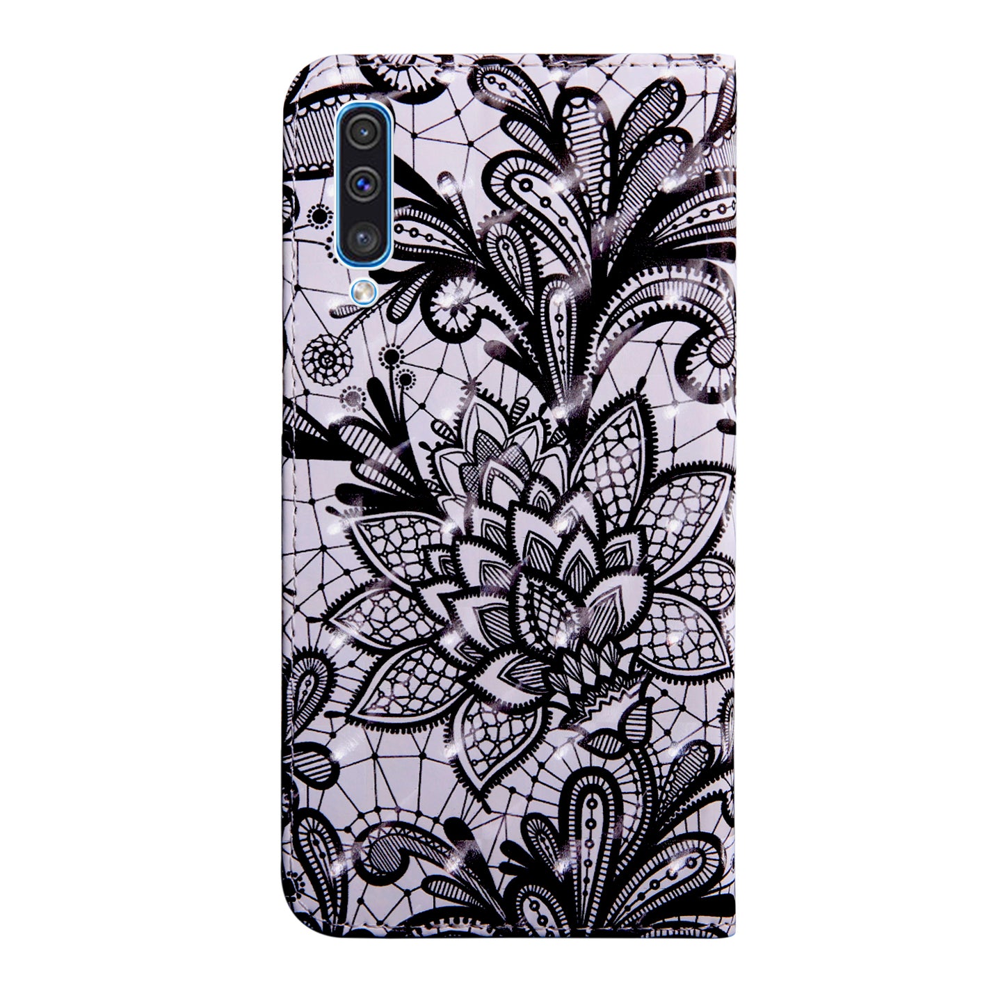 Pattern Printing Light Spot Decor Wallet Stand Leather Case for Samsung Galaxy A50 / A50s / A30s