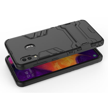 Cool Guard PC TPU Hybrid Back Casing with Kickstand for Samsung Galaxy A30/A20