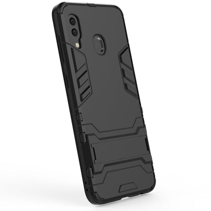 Cool Guard PC TPU Hybrid Back Casing with Kickstand for Samsung Galaxy A30/A20