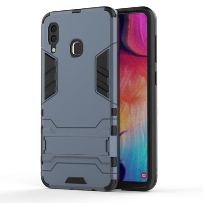 Cool Guard PC TPU Hybrid Back Casing with Kickstand for Samsung Galaxy A30/A20