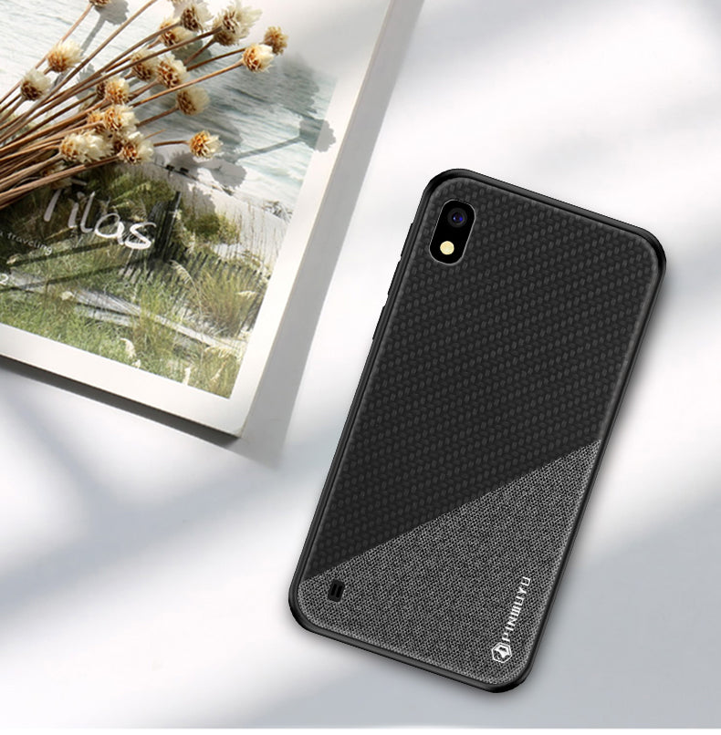 PINWUYO Honor Series PU Leather Coated TPU Cover for Samsung Galaxy A10