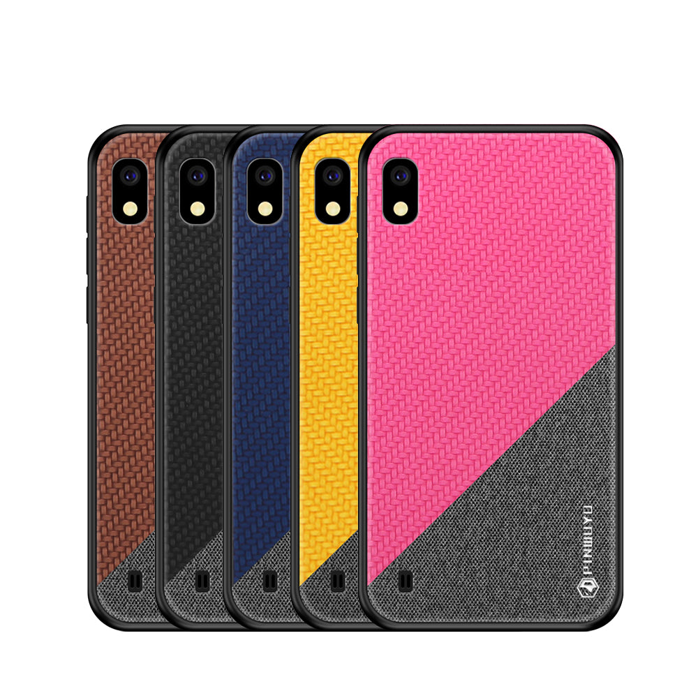 PINWUYO Honor Series PU Leather Coated TPU Cover for Samsung Galaxy A10