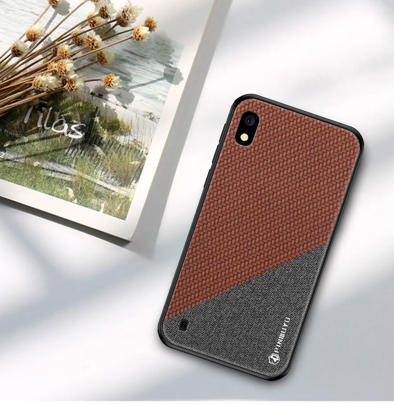 PINWUYO Honor Series PU Leather Coated TPU Cover for Samsung Galaxy A10