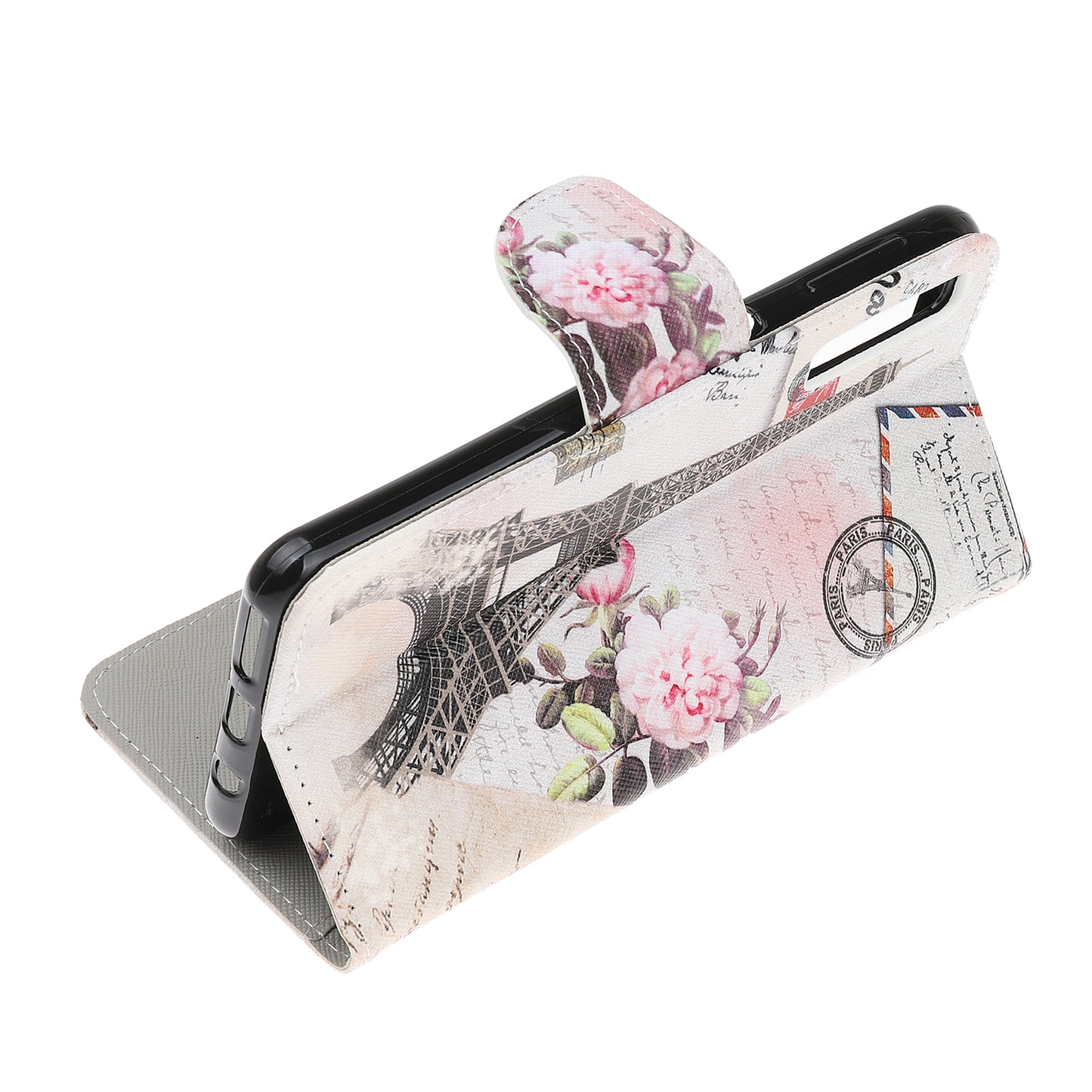 Pattern Printing Cross Texture Leather Wallet Case for Samsung Galaxy A70