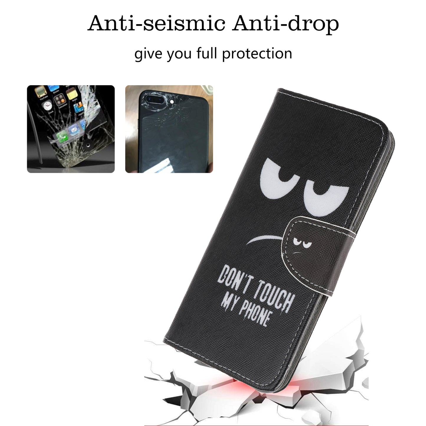 Pattern Printing Cross Texture Leather Wallet Case for Samsung Galaxy A70