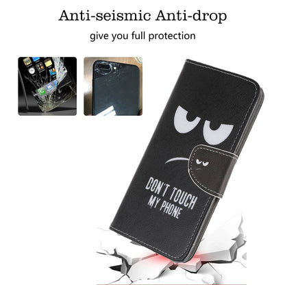 Pattern Printing Cross Texture Leather Wallet Case for Samsung Galaxy A70