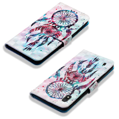 Pattern Printing Leather Wallet Stand Case for Samsung Galaxy A10
