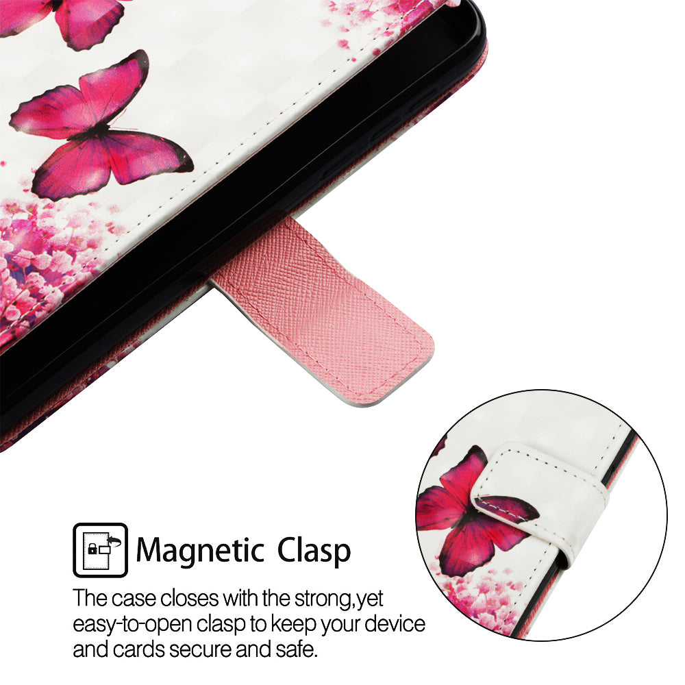 Pattern Printing Leather Wallet Stand Case for Samsung Galaxy A10