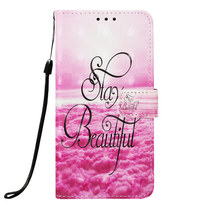 Pattern Printing PU Leather Wallet Case with Strap for Samsung Galaxy A40