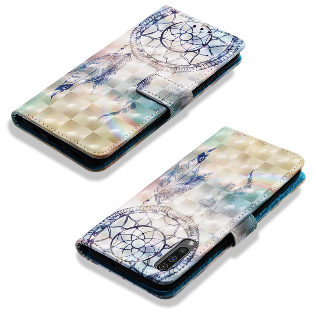 Pattern Printing Leather Wallet Case for Samsung Galaxy A50 / A50s / A30s