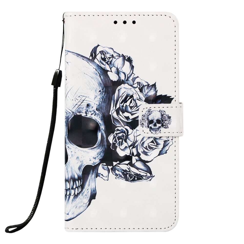 Pattern Printing Leather Wallet Case for Samsung Galaxy A50 / A50s / A30s