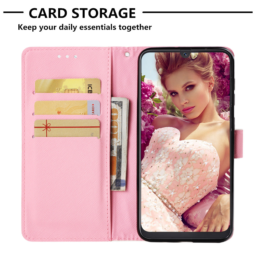 Pattern Printing Leather Wallet Case for Samsung Galaxy A50 / A50s / A30s