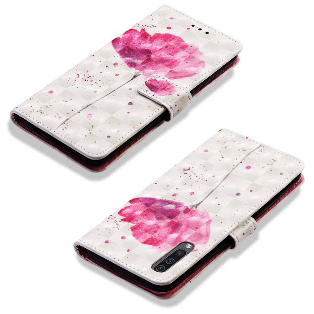 Pattern Printing Leather Wallet Case for Samsung Galaxy A50 / A50s / A30s