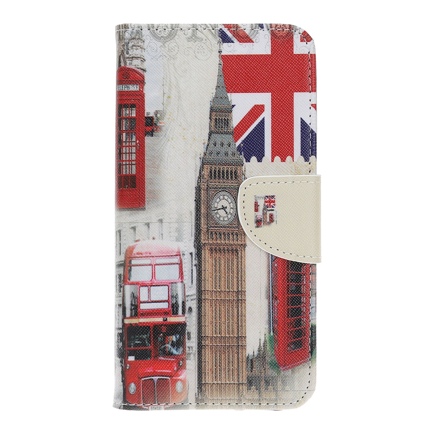 Cross Texture Pattern Printing PU Leather Magnetic Phone Cover for Samsung Galaxy A40